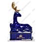 Royal Louis XO Blue deer shape